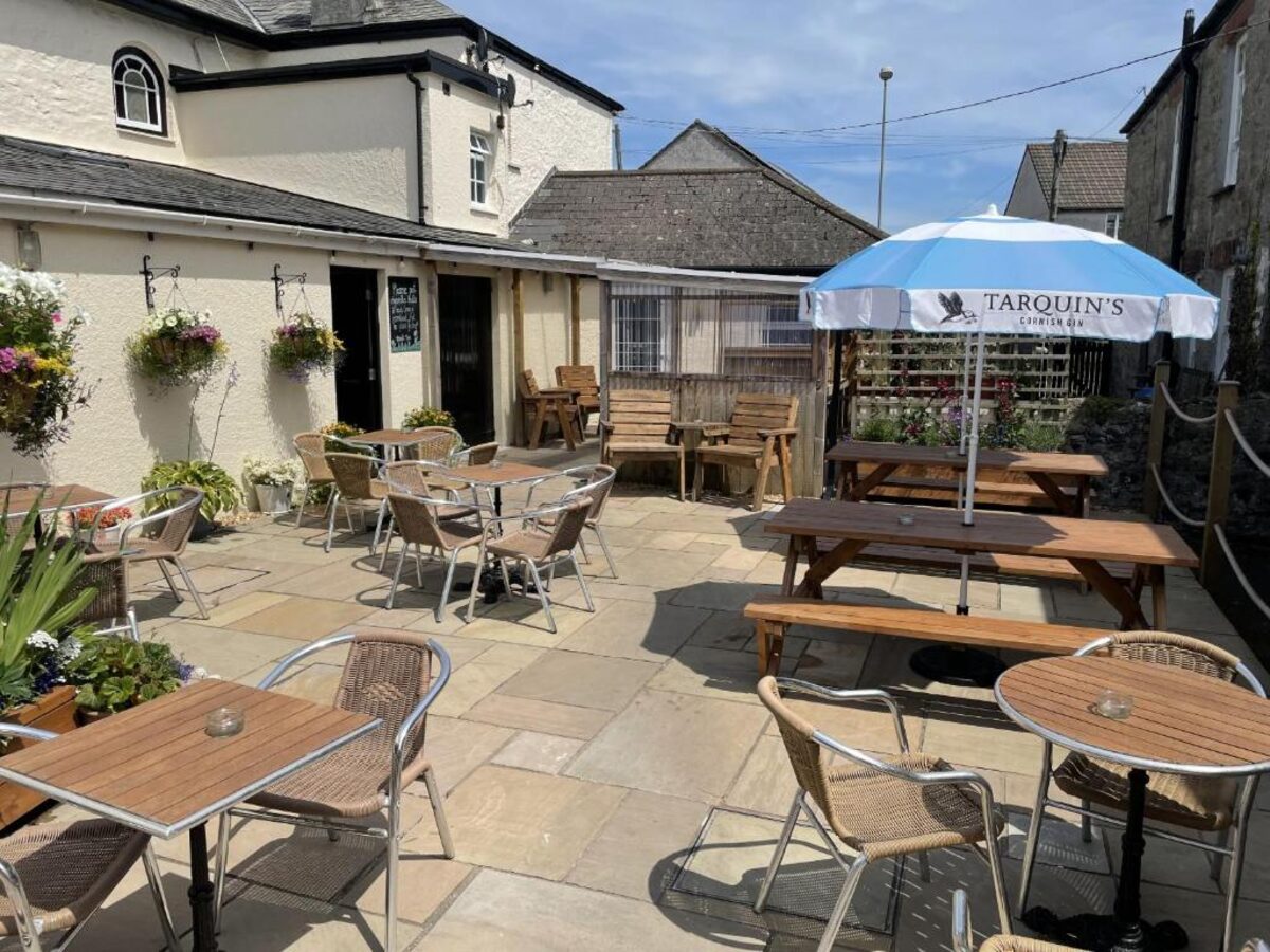 Duke of Cornwall sun terrace and beer garden